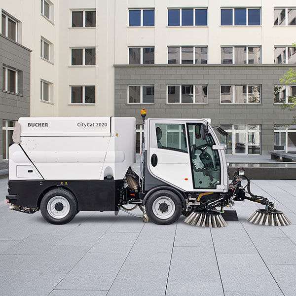 Barredora aspiradora compacta / de calle / con operador a bordo / diésel CityCat 2020 Bucher