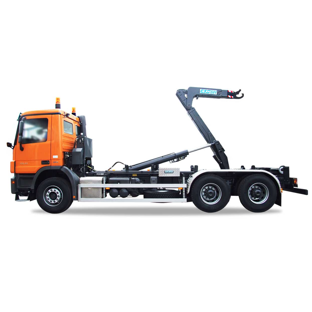 Brazo de elevación con gancho para