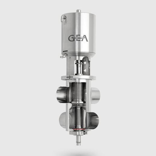 Válvula con control neumático Aseptomag® LV GEA S.p.A