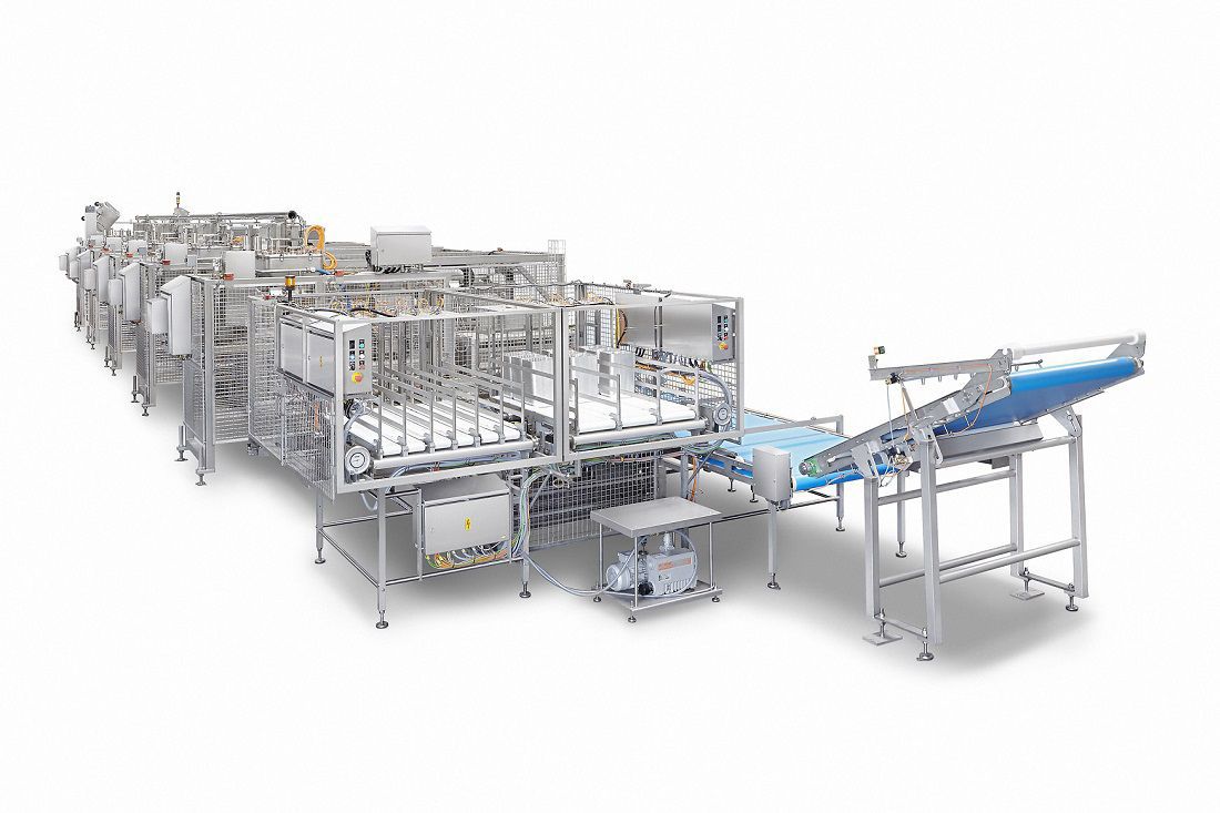 Línea de producción de platos precocinados de hojas de lasaña RCR