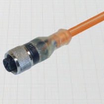 Conector de datos / DIN / recto / hembra
