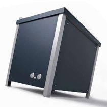 Caja de pie / modular / en chapas / de acero