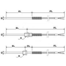 Sonda de temperatura de resistencia / hilos...