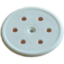 Sourcing Map 2 Arandelas De 50 Mm De Diámetro De Montaje De Plástico Negro Para Cable De Bloqueo A Presión