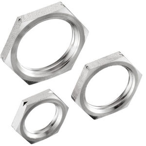 contratuerca hexagonal / de acero inoxidable / roscada