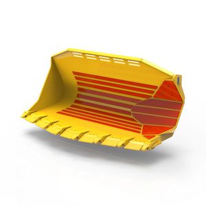 cuchara con dientes estándar
