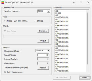 software de medición