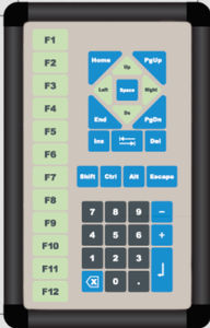 teclado empotrable