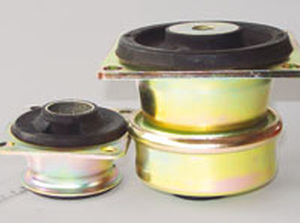 soporte antivibratorio cilíndrico