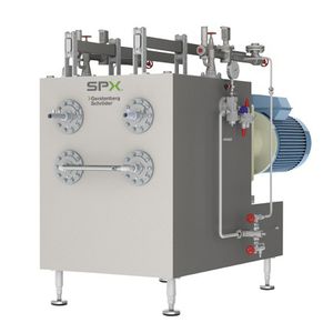 intercambiador de calor de superficie rasqueteada