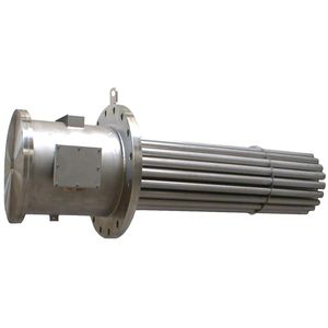 calefactor de inmersión / de aceite / para gas / de acero inoxidable