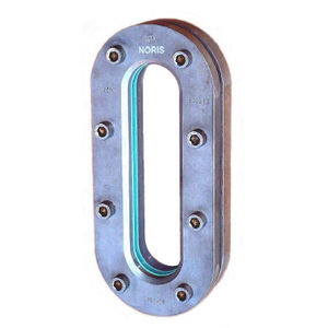 ventanilla de observación para recipientes / de vidrio borosilicato / de brida