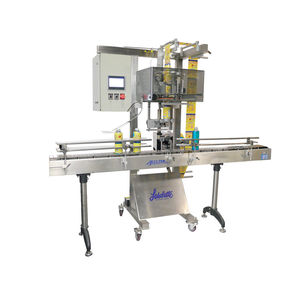 etiquetadora para manga termorretráctil / automática / para aplicación en la parte superior del producto / en línea