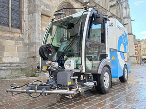 máquina lavadora de calles de alta presión