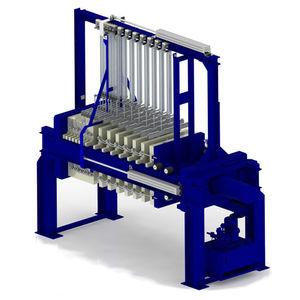 filtro-prensa con plataforma