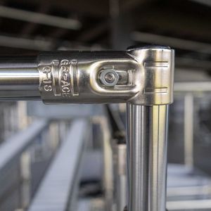 conexión de tubo de acero zincado 1