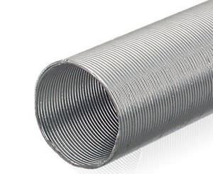 funda de protección / acanalada / para cables / de aluminio