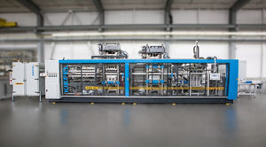 máquina de termoformado de paneles