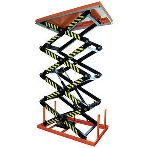 mesa elevadora de tijera cuádruple