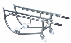 carretilla de transporte / de metal / portabidones