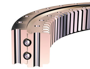 corona giratoria con dientes interiores
