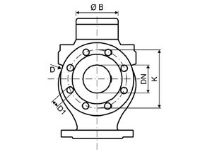 contador de agua de turbina tipo Woltman