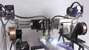 máquina de soldar de haz de electrones