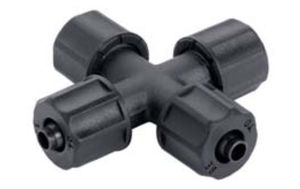 racor para tubo flexible en cruz