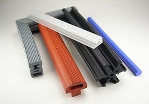junta de labio / perfilada / de silicona / extruida