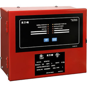 panel de mando para alarma de incendio