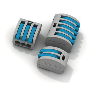conector de alimentación eléctrica / rectangular / de muelle / multipolar