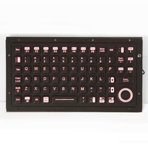 teclado empotrable / de tecla mecánica / 101-104 teclas / sin puntero
