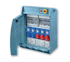 caja eléctrica equipada