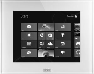 cuadro de mando con pantalla táctil multipuntos