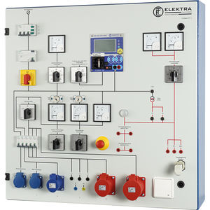 aparato de pruebas montado en panel