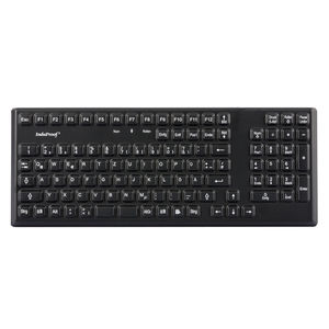 teclado de mesa / sin puntero / de silicona / estanco