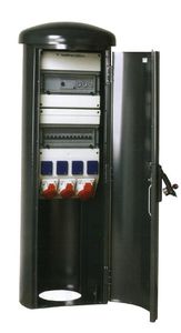 bolardo de distribución eléctrica