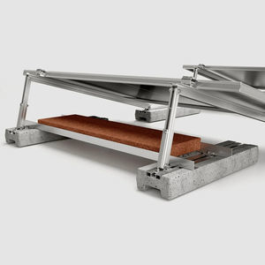 sistema de fijación solar para cubierta plana