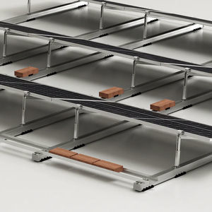 sistema de fijación solar para cubierta plana
