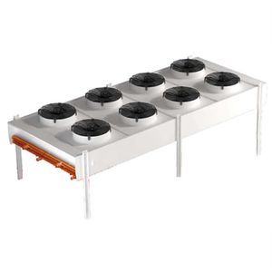 intercambiador de calor de tubos aleteados