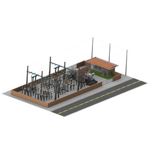 subestación para rack para distribución eléctrica 1