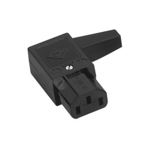 conector de alimentación eléctrica / Socket / en ángulo recto / hembra