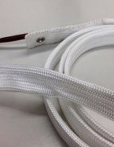cinta calefactora con funda de fibra de vidrio