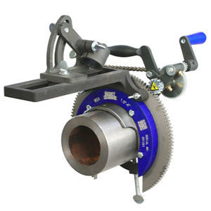 máquina tronzadora y chaflanadora motorizada 1