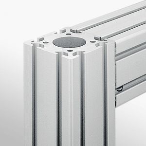 perfil de aluminio anodizado