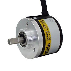 encoder rotativo en miniatura / incremental / con árbol macizo / de aluminio