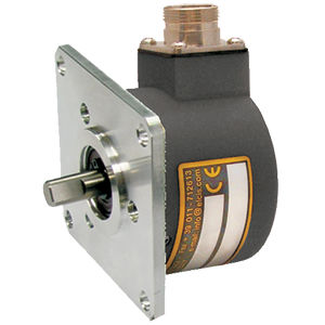 encoder rotativo en miniatura / incremental / con árbol macizo / con brida cuadrada