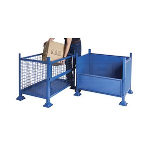 caja-palé de acero / para almacenamiento