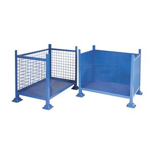 caja-palé de acero / para almacenamiento / industrial