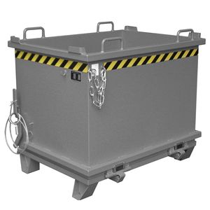 contenedor de residuos de metal